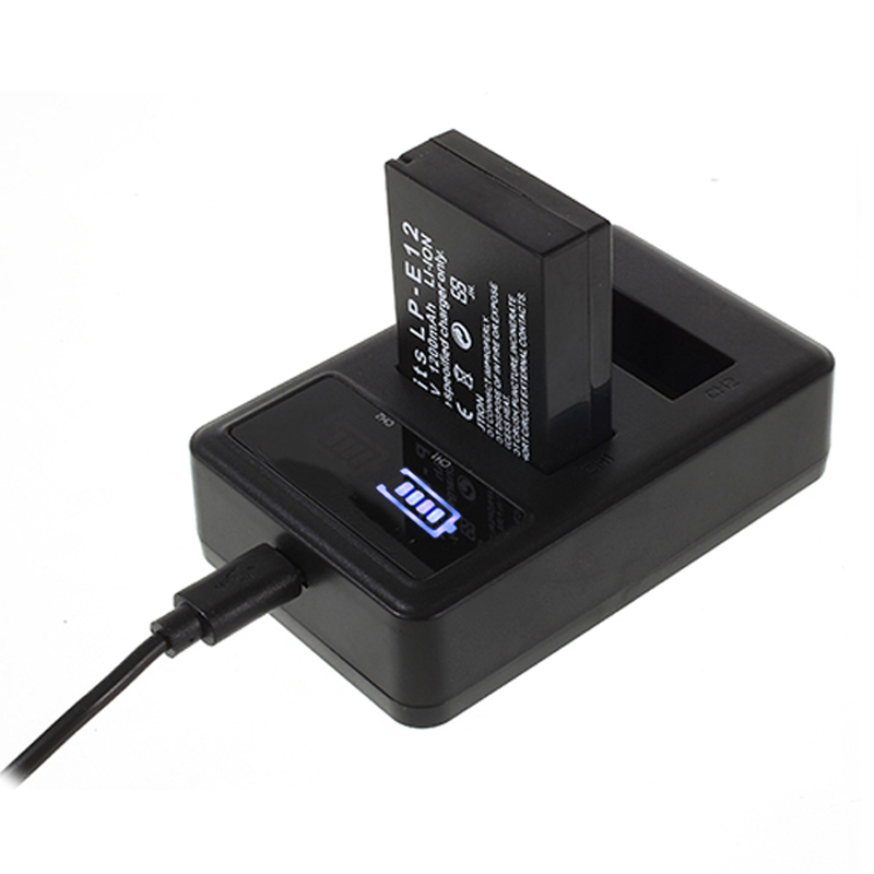 Sạc pin đôi EN-EL14 cho máy ảnh Nikon D3100 D3200 D5100 D5200 P7000 P7100 D5300