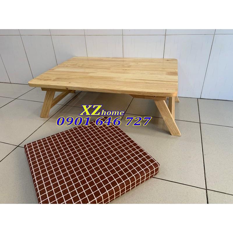 Bàn Trà Gỗ Chân Thang Ngồi Bệt 60x40x26cm