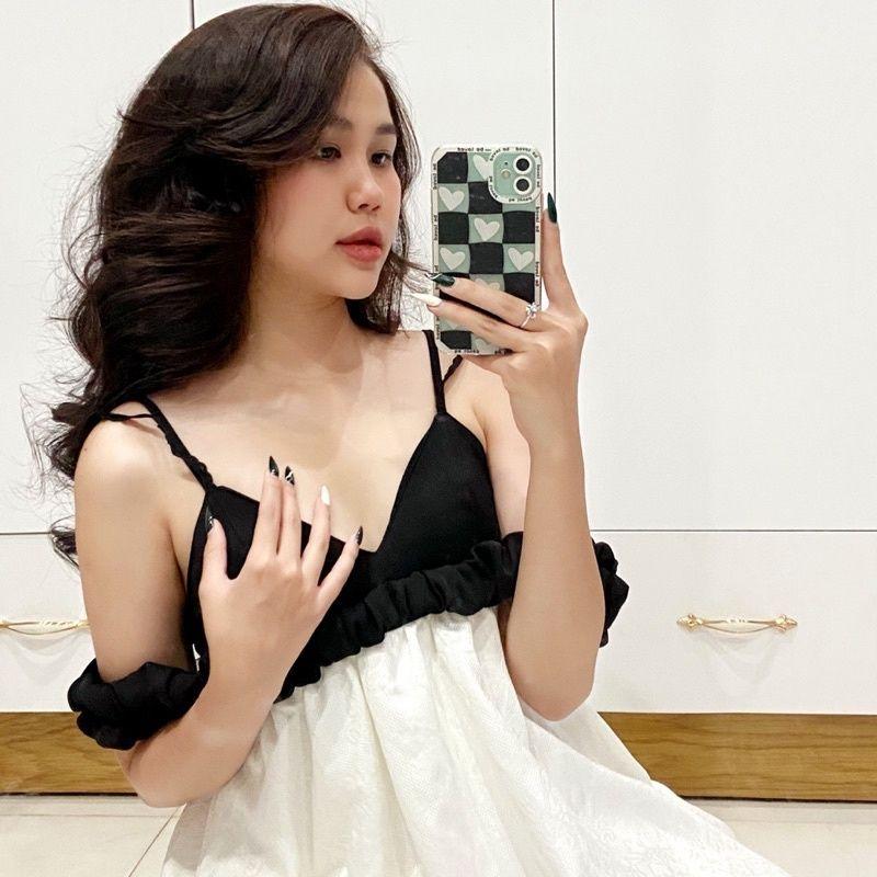 ĐẦM BABYDOLL 4 DÂY DÁNG XOÈ