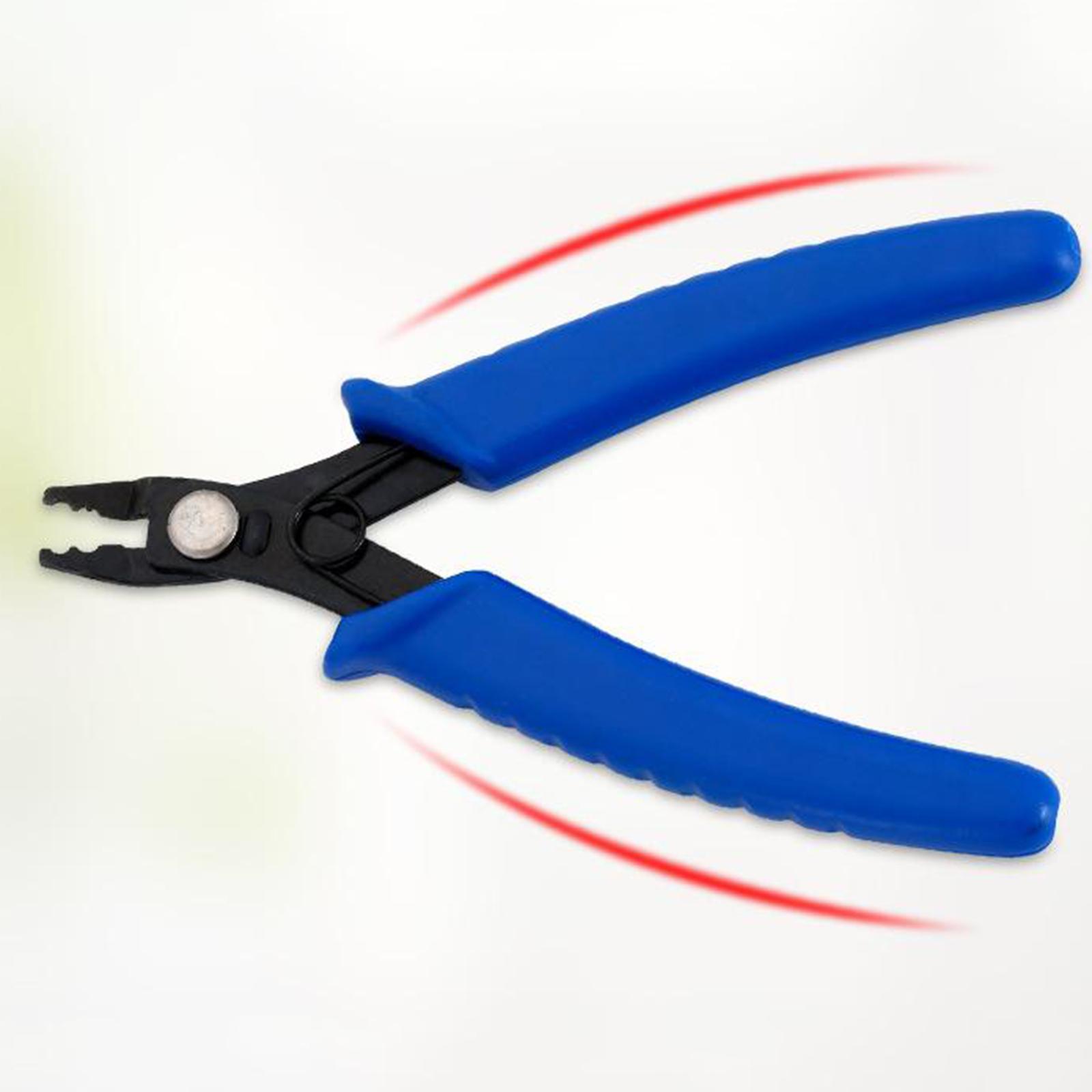 2-10pack Portable Carbon Steel Jewelry Plier Soft Handles Wire Cutter for Crafts