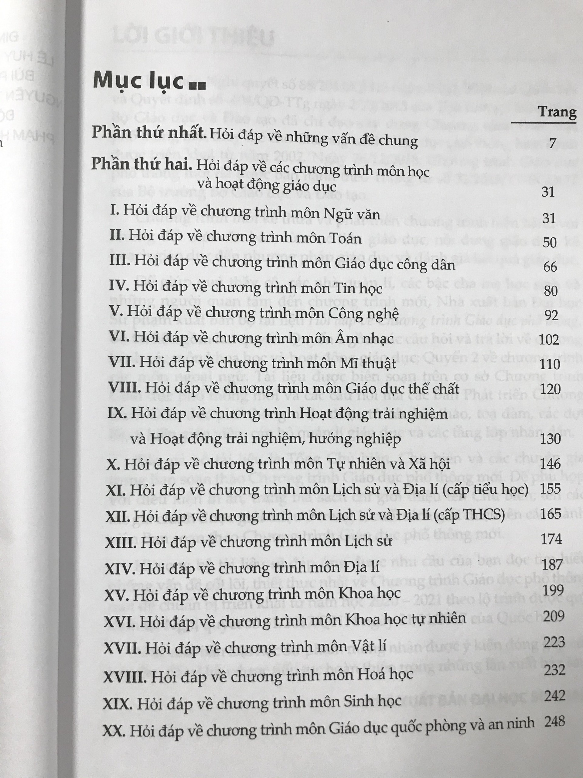 Hỏi Đáp về Chương trình Giáo dục phổ thông - Quyển 1