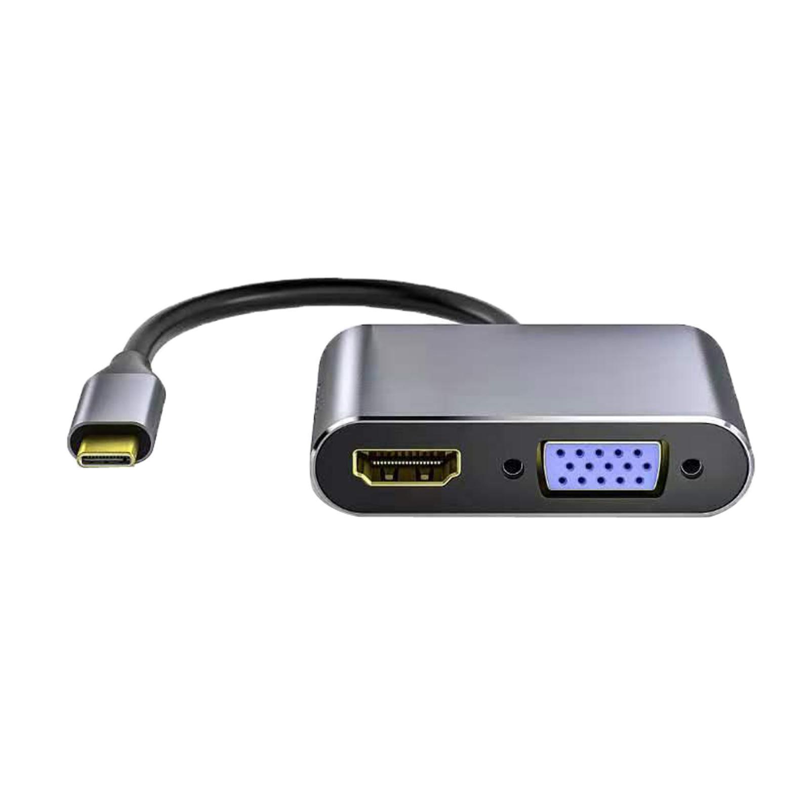 New Type-C Hub Dock USB 3.0 VGA Adapter Expansion Splitter for Pro
