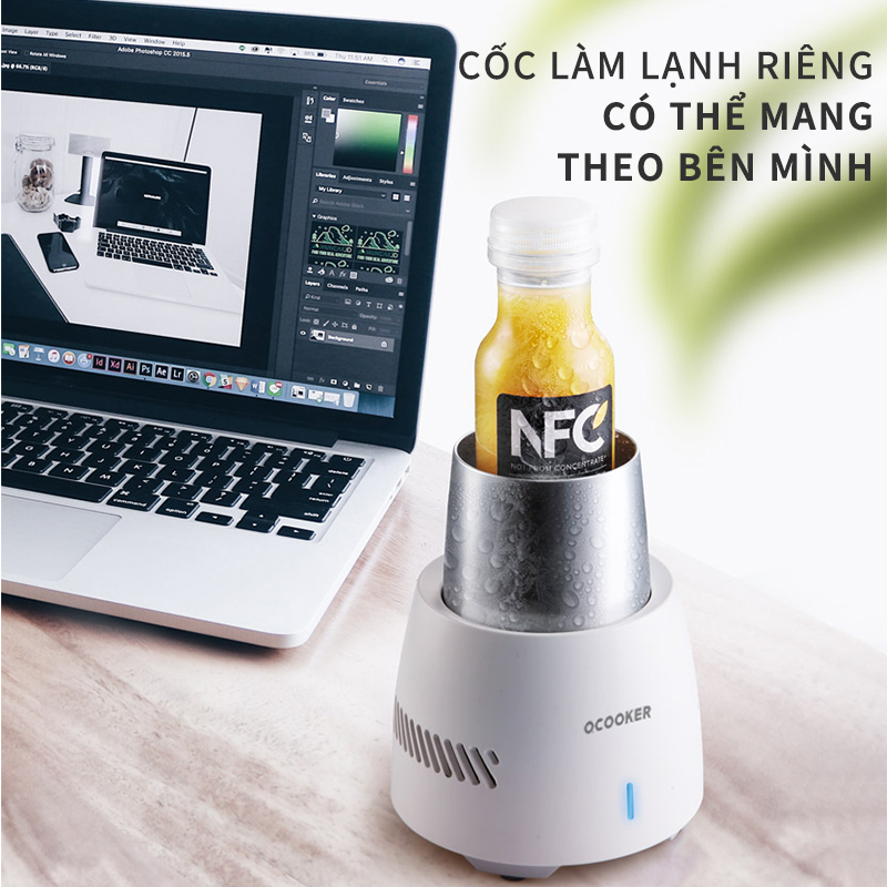 Cốc làm lạnh nhanh mini Qcooker - Làm lạnh trong vòng 3 phút