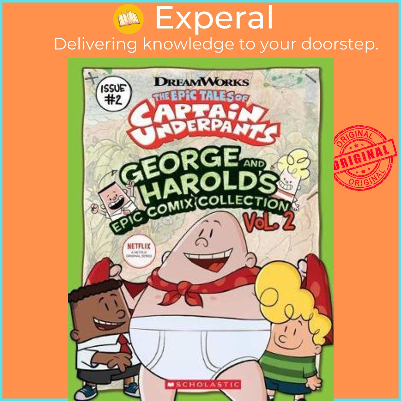 Sách - The Epic Tales of Captain Underpants: George and Harold's Epic Comix Col by Meredith Rusu