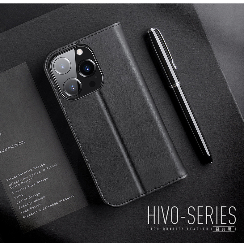 Bao da Dux Ducis Hivo Series dành cho iPhone 13 Pro Max - hàng chính hãng