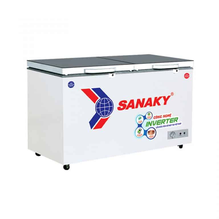 TỦ ĐÔNG MÁT SANAKY 270 LÍT VH-3699W2KD ĐỒNG (R600A) (KÍNH CƯỜNG LỰC) - HÀNG CHÍNH HÃNG