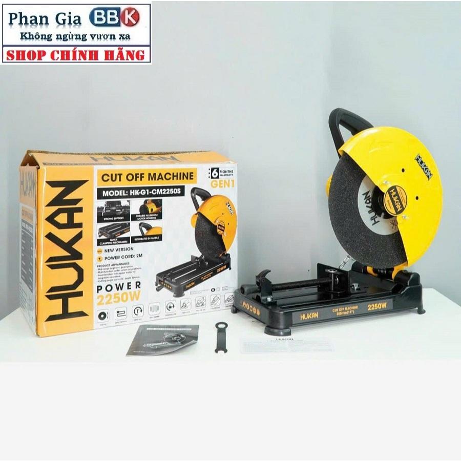 MÁY CẮT SẮT HUKAN 2250W (HK-G1-CM2550S ) - ĐỘNG CƠ 100% DÂY ĐỒNG- BẢO HÀNH chính hãƞg.