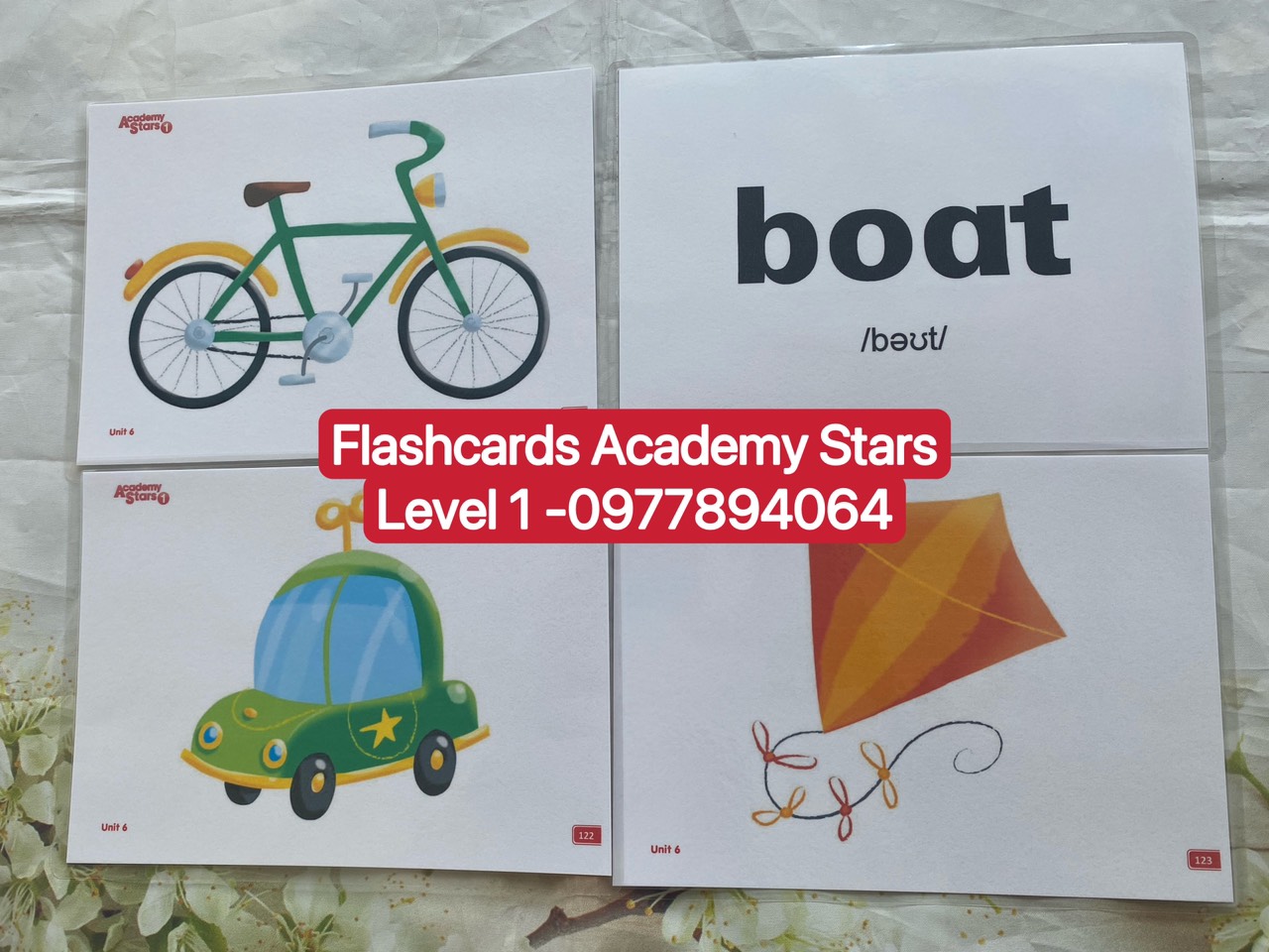 Flashcard ACADEMY STARS 1 (Size A5 ép plastics)