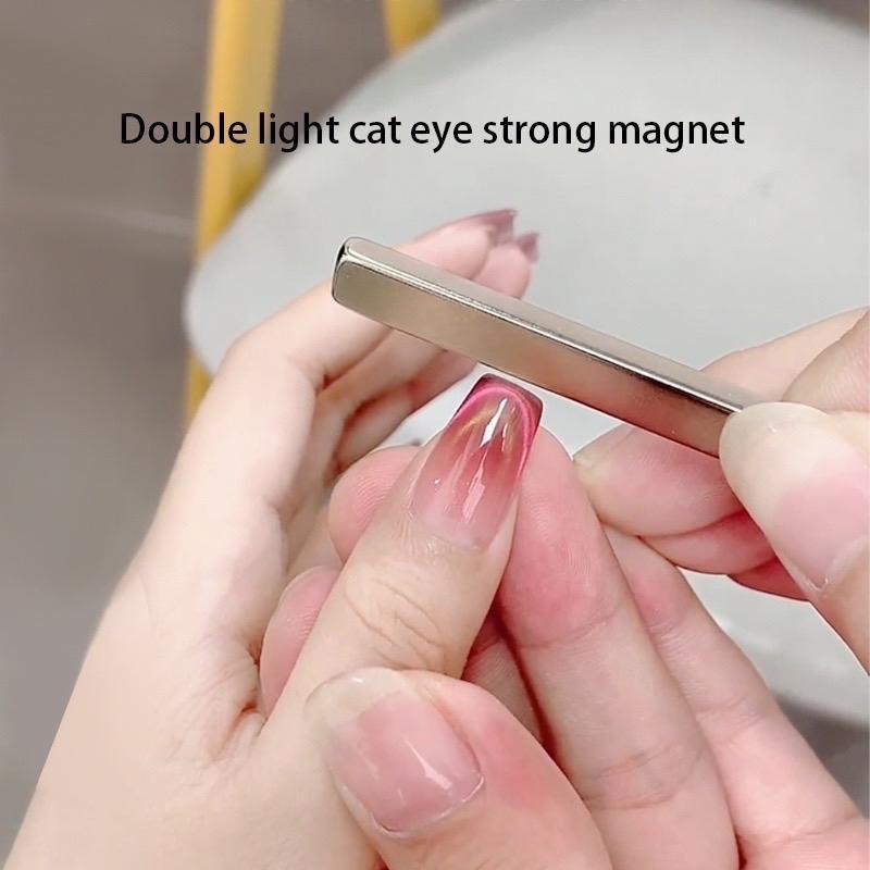 Combo Sơn Gel Mắt Mèo Ánh Trăng Kim Cương Milan Tặng Kèm Nam Châm Vuông To Siêu Từ Tính Đẩy Mắt Mèo nails Siêu Sáng