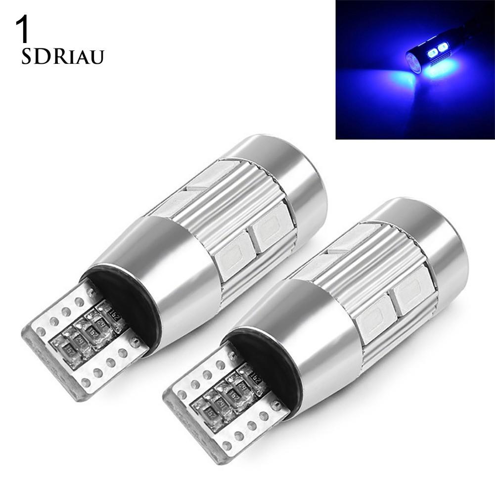 Bộ 2 đèn pha chiếu sáng T10 12V 5630 SMD dành cho xe hơi