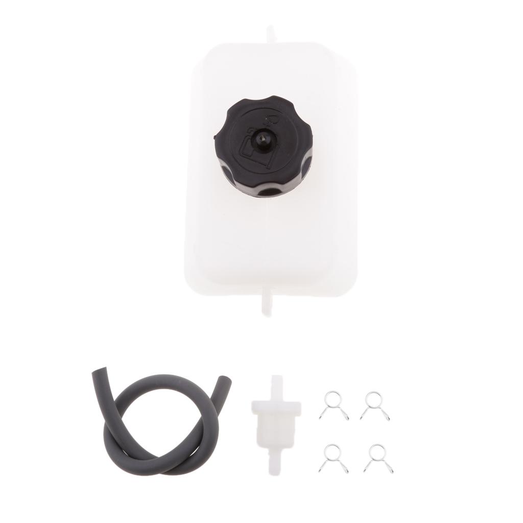 49cc 2-Stroke Mini Motor Pocket Bike Fuel Gas Tank Filter Black Hose