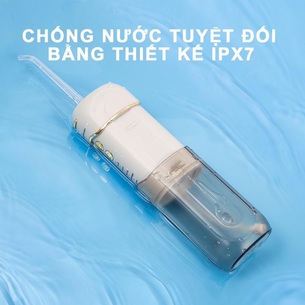 Máy Tăm Nước Du Lịch Cao Cấp WaterPush CY-1904 White - Siêu nhỏ gọn - 1 đổi 1 Online 12 tháng