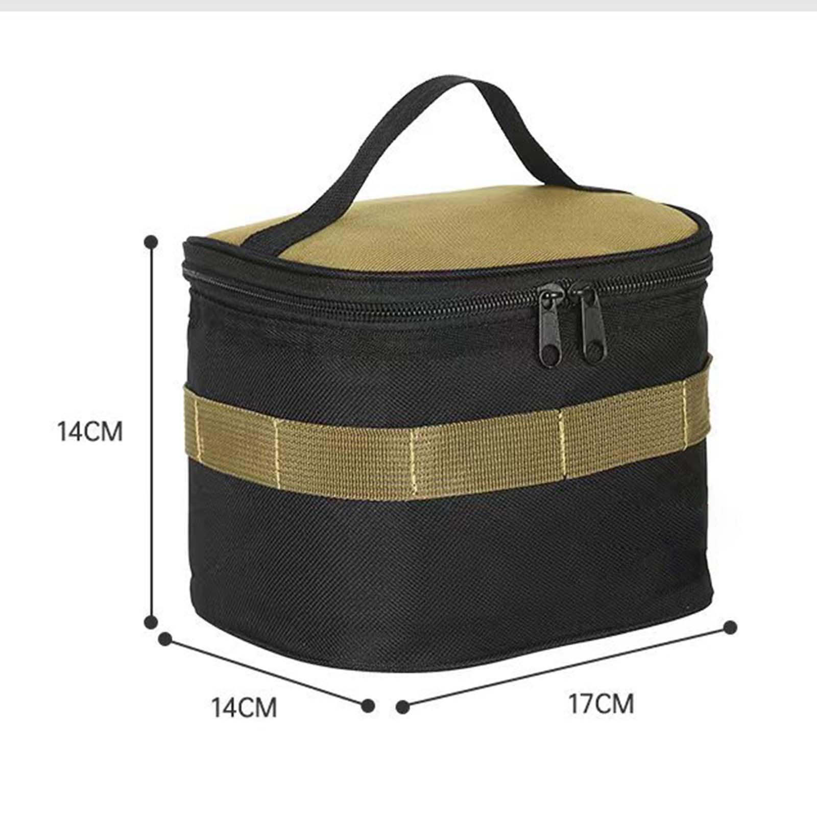 Camping Spice Jars Bag Travel Bag Tote Bag, Carrying Bag Sauce Pouch, Container Case Separable Storage Bag for Camp Cooking Outdoor Picnic BBQ
