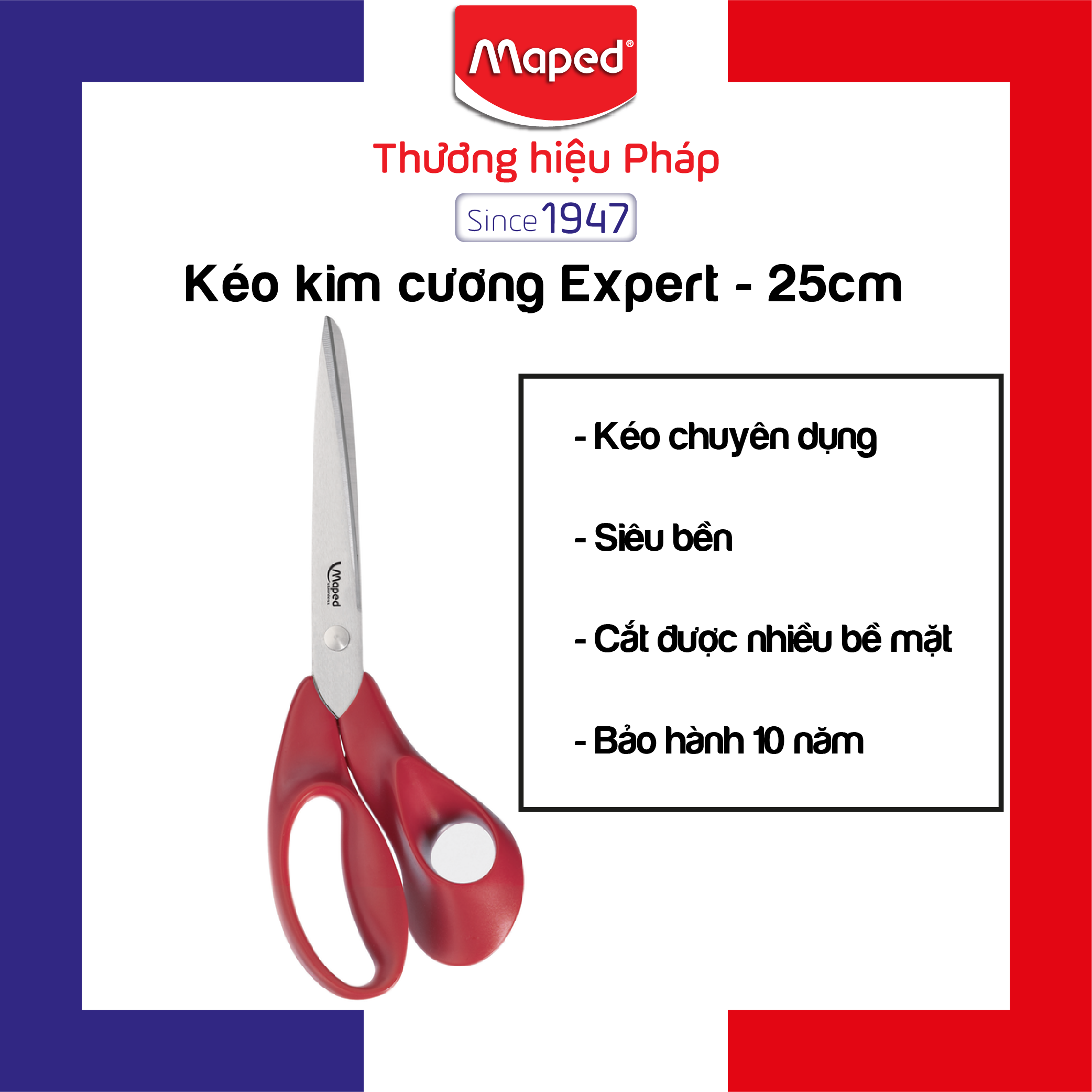 MAPED - Kéo kim cương Expert - 1 cây