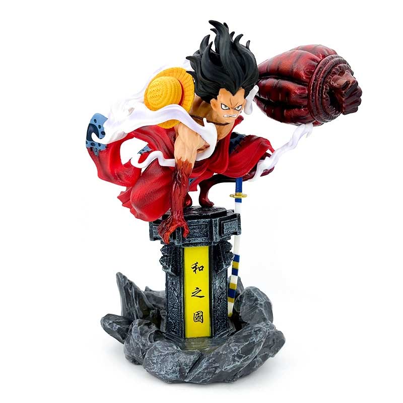 Mô Hình Luffy ngồi cột  Cao 30cm