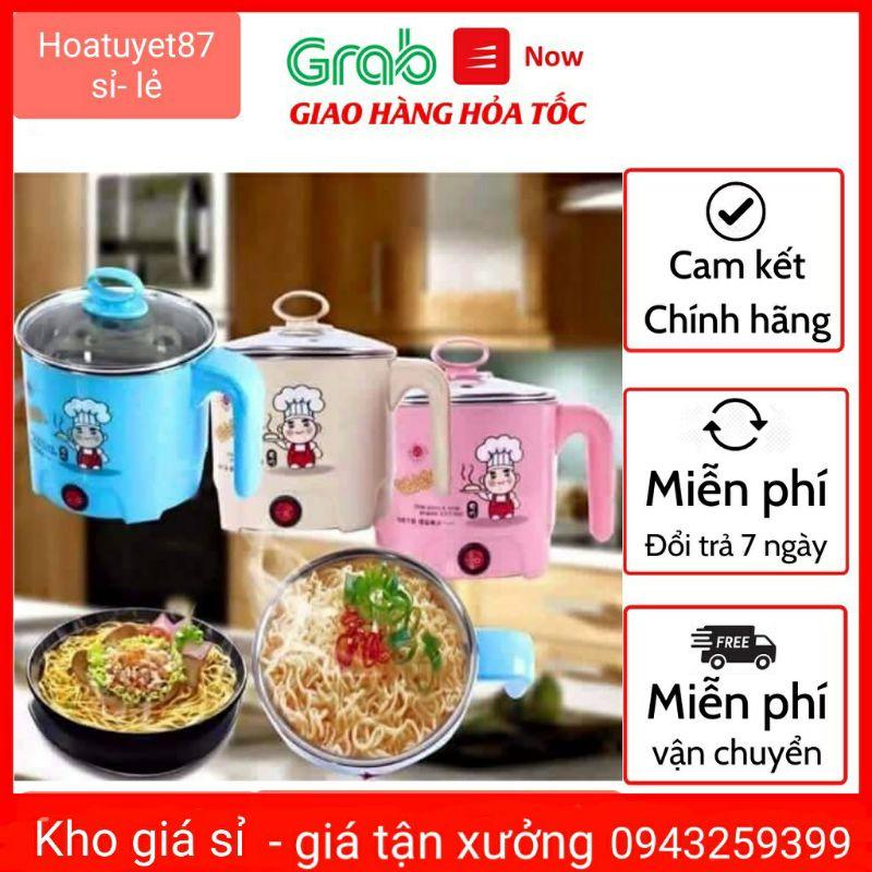 Nồi lẩu mini,nồi nấu mì siêu tốc đa năng 1,6l