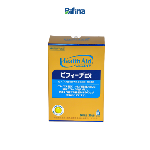 Men vi sinh BIFINA NHẬT BẢN - Thoát ngay Hội chứng ruột kích thích, viêm đại tràng co thắt - Loại EX hộp 30 gói