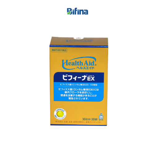 Men vi sinh Bifina Nhật bản - Nhuận tràng, Detox, làm sạch ruột,không dùng cafe - Loại EX Hộp 30 gói