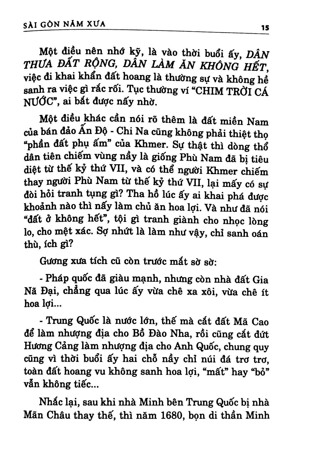 Sài Gòn Năm Xưa (Tái Bản)