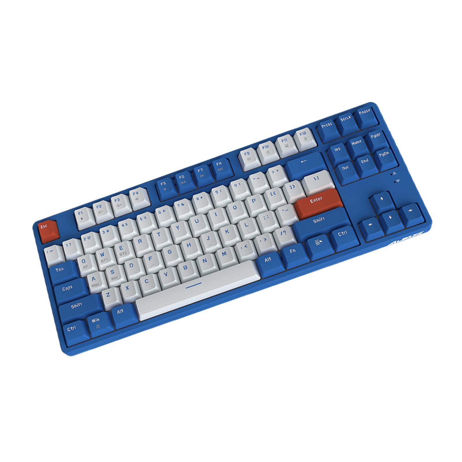 AK871 Mechanical Keyboard DIY USB Bluetooth Accessory for Gaming Home Office