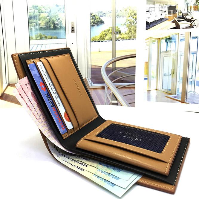 Ví , bóp da nam cao cấp có hộp và túi làm quà tặng