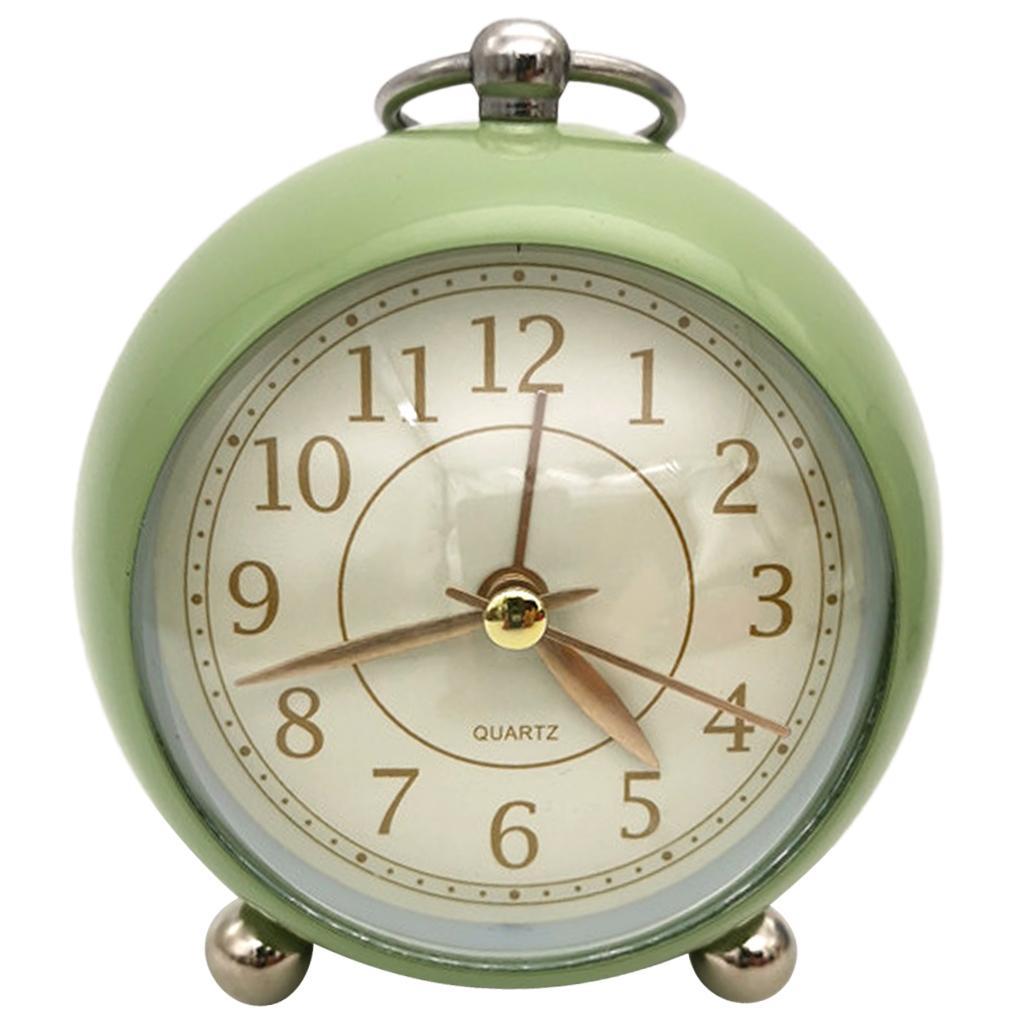 2Pieces Quartz Mute Clock Table Desk Alarm Clock Kids Room Wall Clock 1.3-1.5V