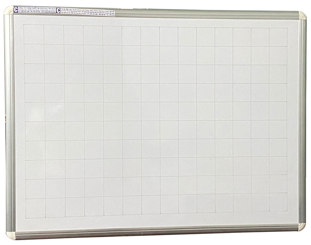 Bảng Viết Bút Lông Polyester Taiwan Bavico Bmp02 (0,6 x 0,8 m) - Trắng
