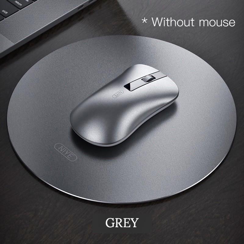 Miếng Lót Chuột Nhôm nguyên khối cho Laptop Macbook (Aluminium mouse Pad