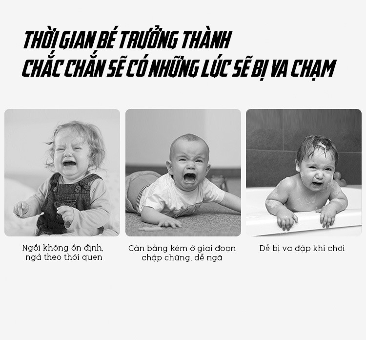 Mũ nón bảo hiểm bảo vệ đầu cho bé tập đi chống va đập cho bé tùy ý chỉnh to nhỏ, vải bọc thoáng khí