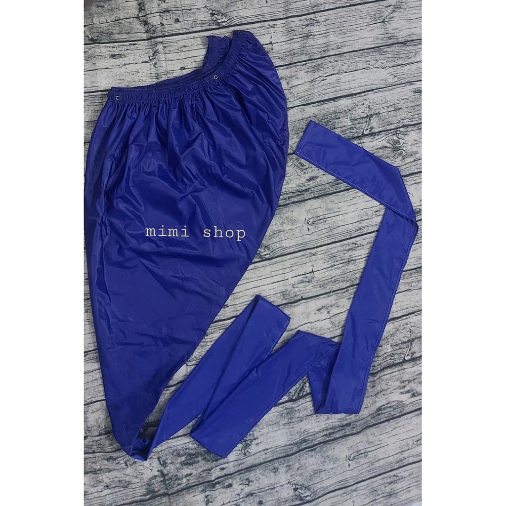 Túi Bạt áo vệ sinh bảo dưỡng điều hòa máy lạnh có đuôi - Xanh Bích - KD