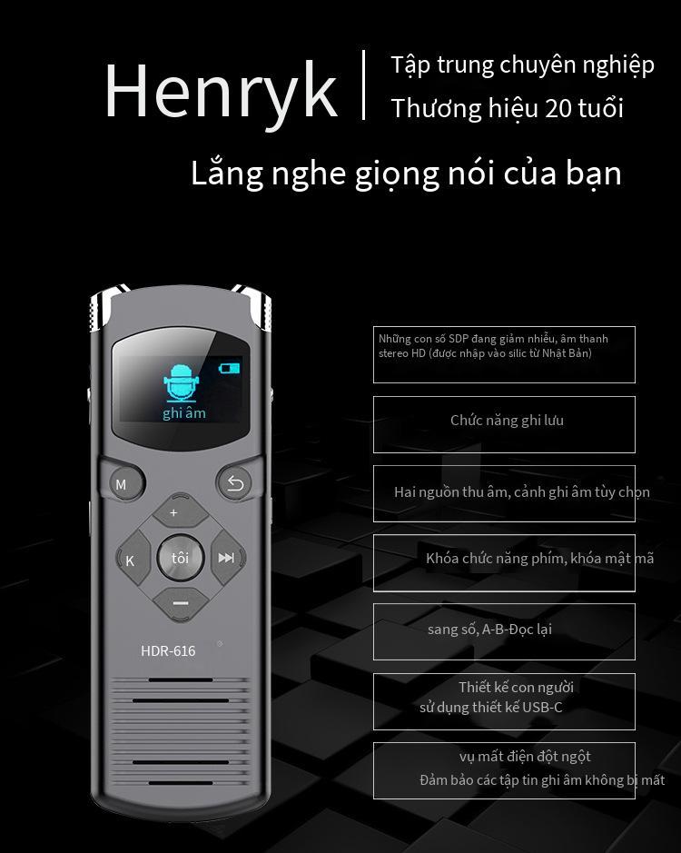 Đảm bảo chất lượng bút ghi âm micro kép ghi âm stereo giảm tiếng ồn mật khẩu tùy chọn cảnh thời gian máy ghi âm 8G
