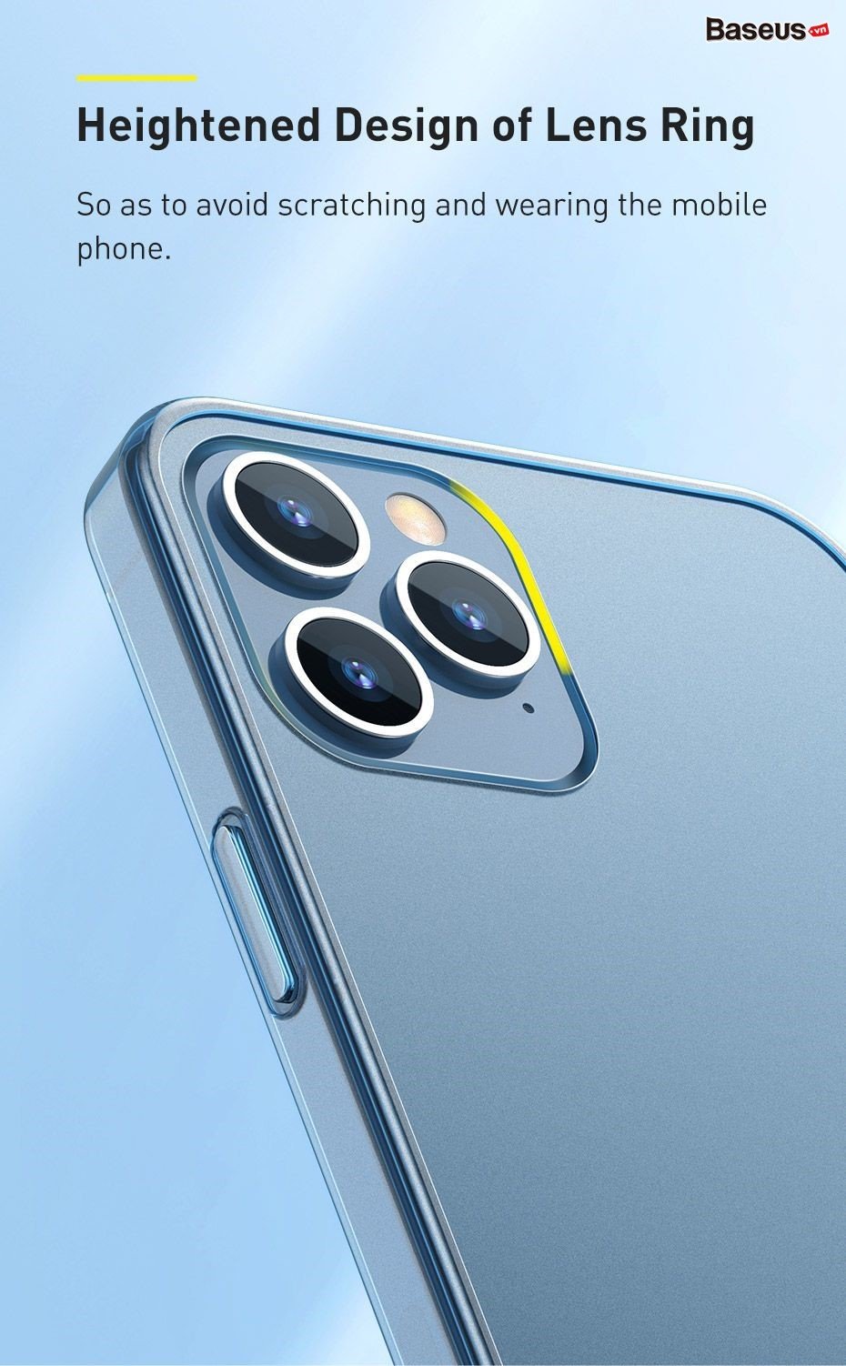 Ốp lưng cường lực nhám viền dẻo chống sốc Baseus Frosted Glass Protective Case dùng cho iPhone 12 Series_Hàng Chính Hãng