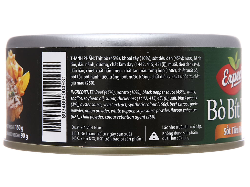 Bò Bít Tết Sốt Tiêu Đen Expect 150G (DATE: 7/2025)