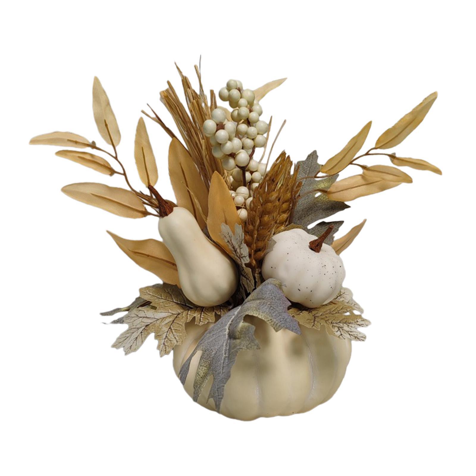 Artificial Halloween Pumpkin Decor Ornament for Bedroom Thanksgiving Wedding