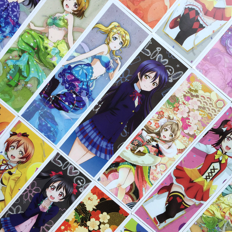 Bộ 36 Thẻ Đánh Dấu Trang Sách Bookmark Anime Love Live! School Idol Project