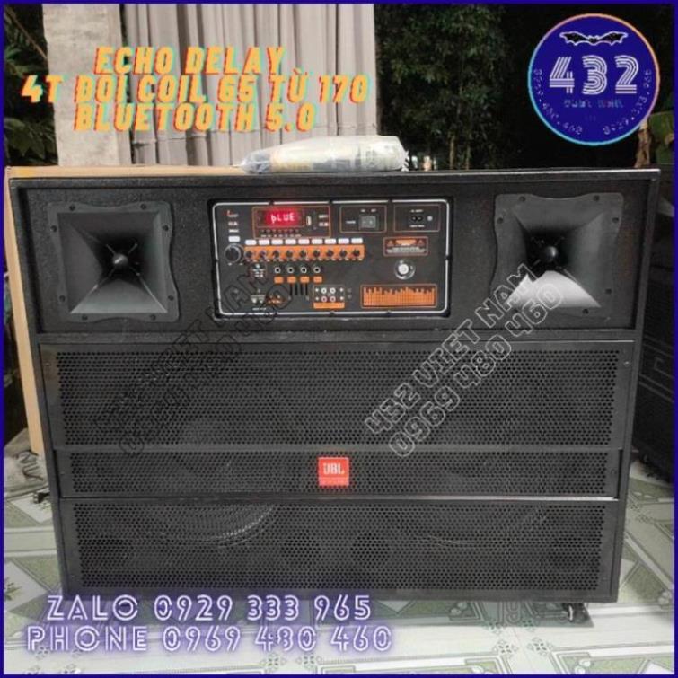 LOA KARAOKE KÉO 4 TẤC ĐÔI COIL 75 ĐẦY ĐỦ PHỤ KIỆN MICRO KIM LOẠI