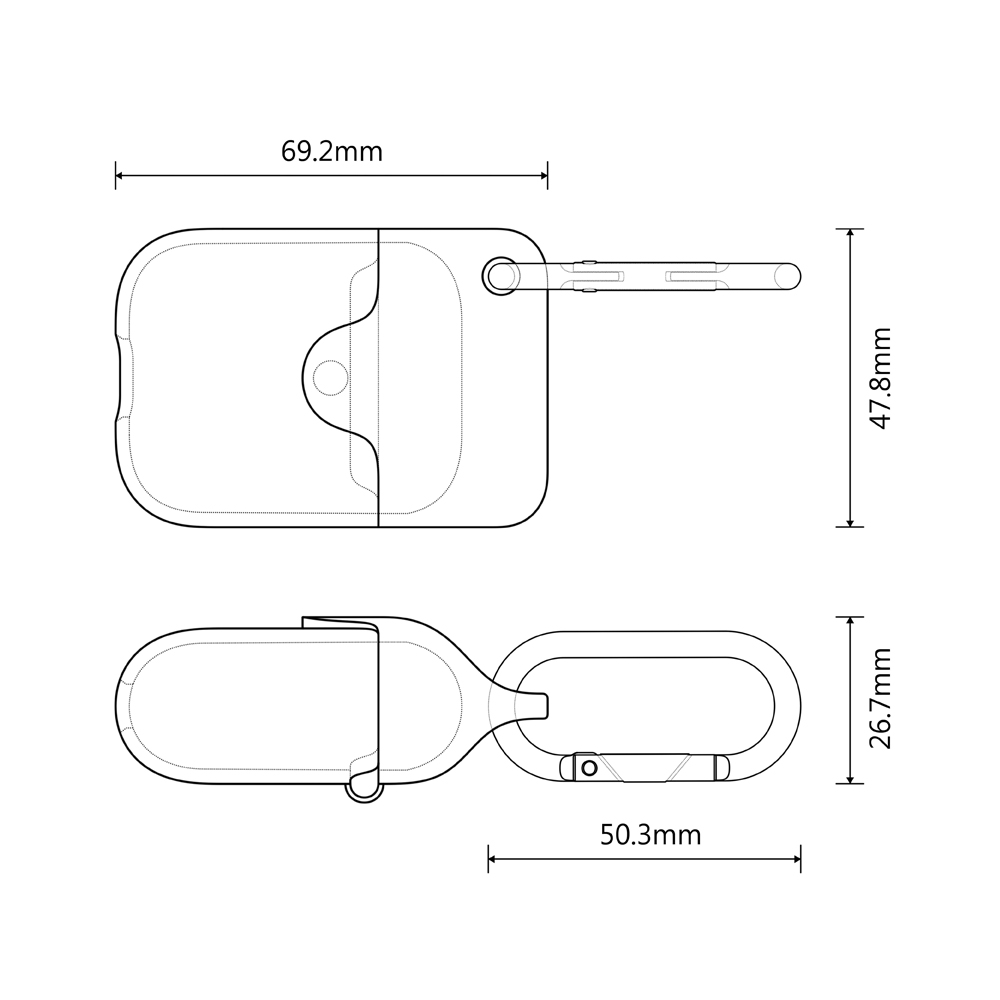 Bao Case Ốp Cho Airpods 1 / Airpods 2 Liquid Silicon Color