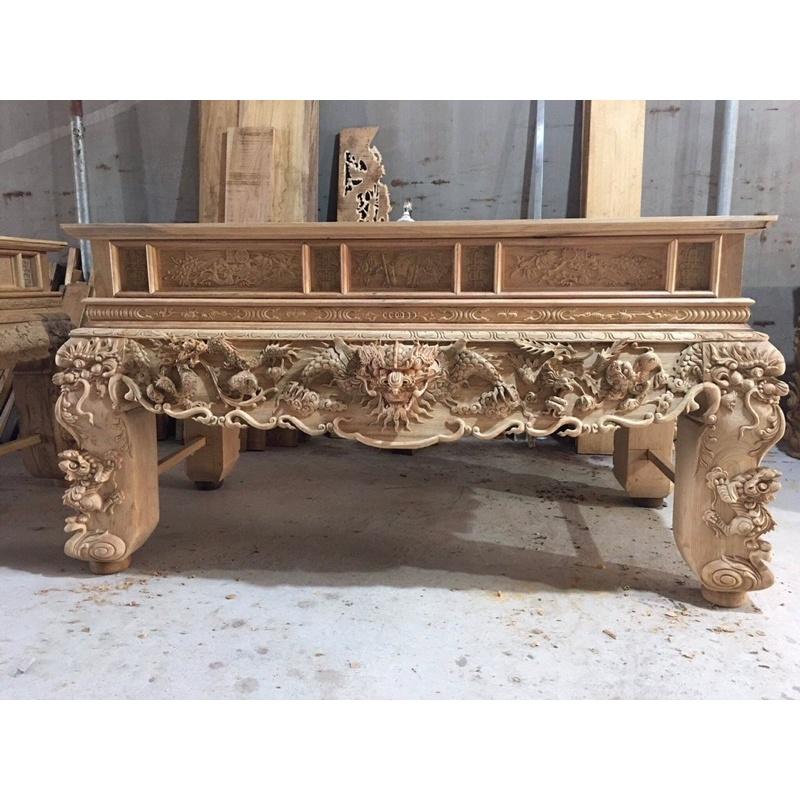Sập thờ gỗ gụ chân 16cm