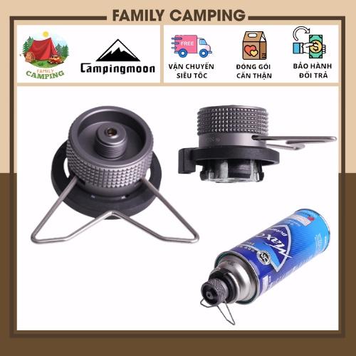 Đầu chuyển adapter bình gas mini Z10 có giá đỡ chính hãng Campingmoon