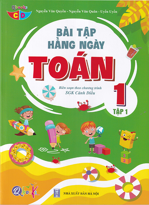 Sách - Bài tập hằng ngày Toán 1 tập 1 (Biên soạn theo chương trình sgk Cánh diều)