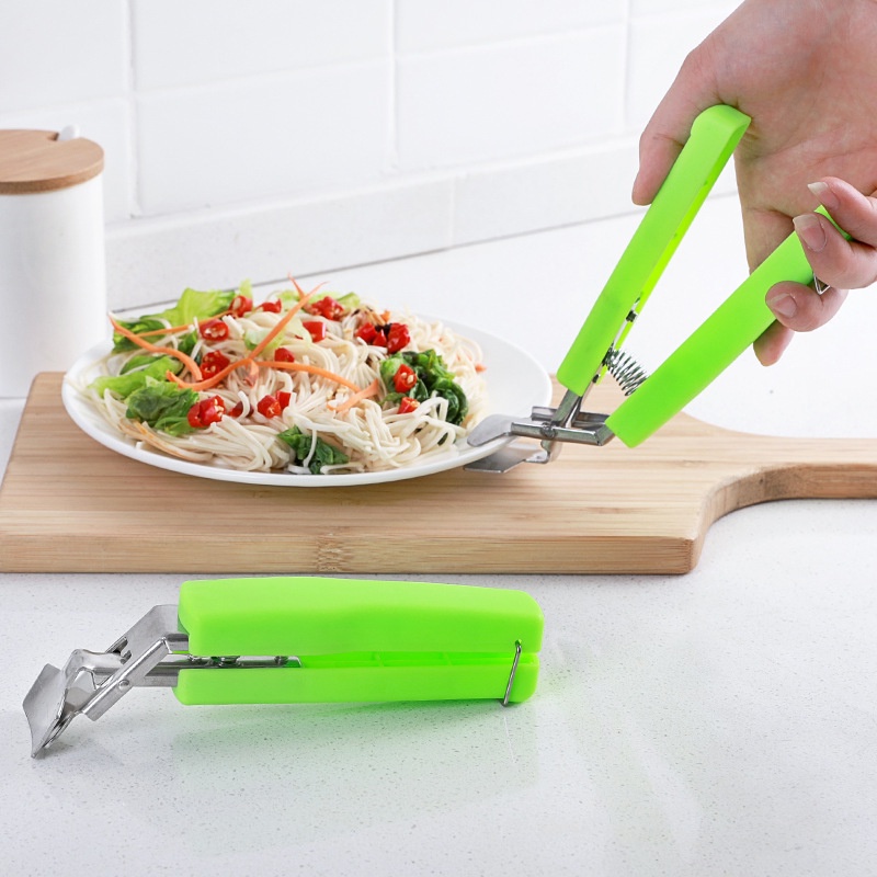Kẹp Gắp Đồ Nóng, Đồ Hấp Kim Loại Thông Minh - Dụng Cụ Gắp Có Lò Xo Tiện Lợi