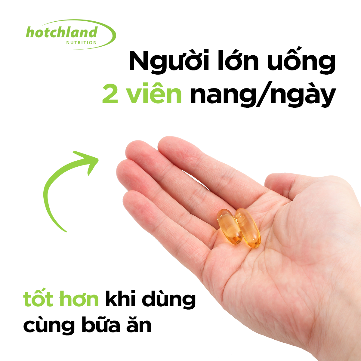 Viên uống dầu cá Omega 3 - Hỗ trợ bổ não, cải thiện thị lực, giảm Cholesterol, Hotchland MegaCardio-Hàng chính hãng -HL4578