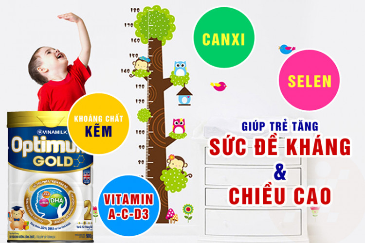 Sữa bột Optimum Gold 2 900g (cho bé 6 -12 tháng)