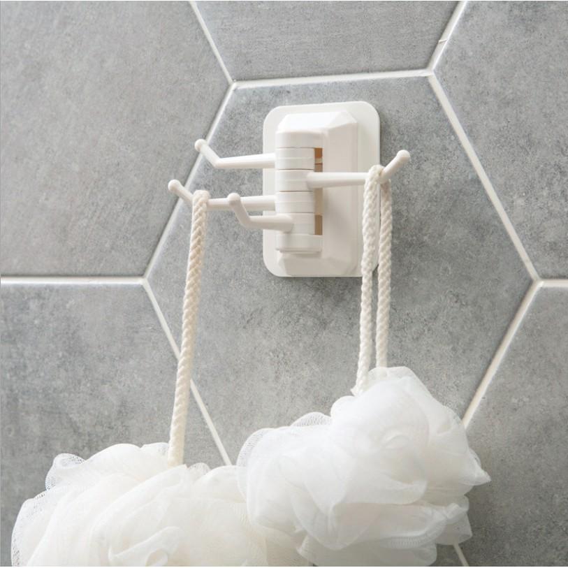 Móc Dán Tường 4 Móc Đa Năng Siêu Bền H096