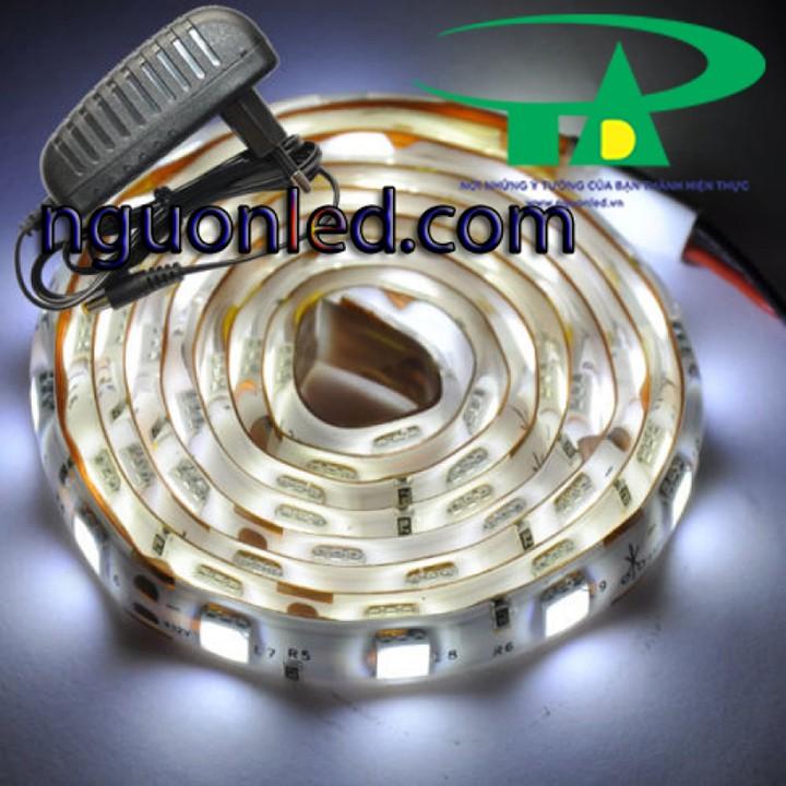Đèn led dây dán 5m 5050 trắng loại tốt