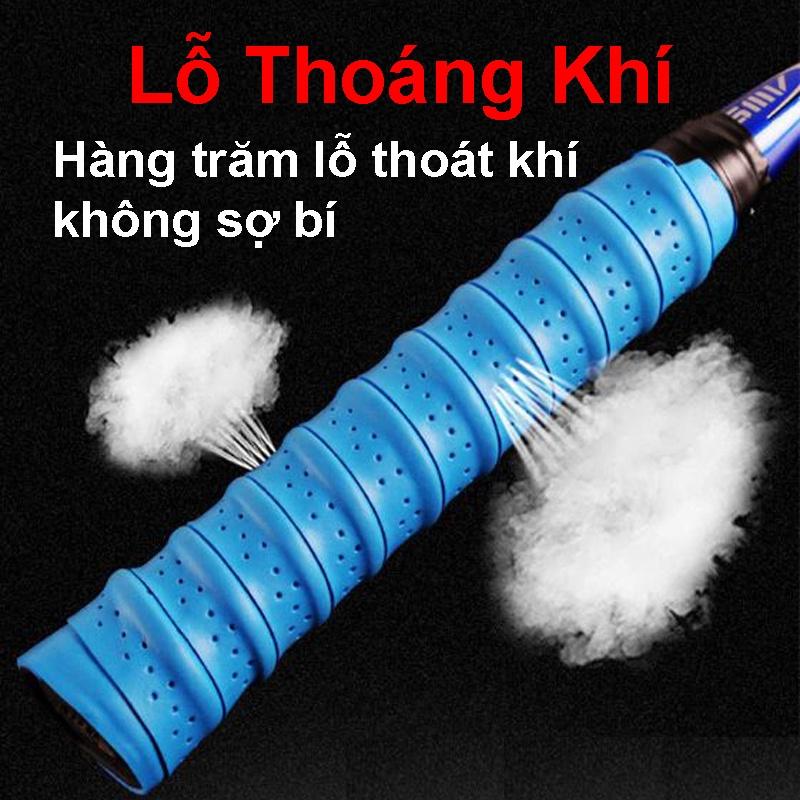 Quấn Vợt Cầu Lông Có Gân Chống Trơn Trượt mồ Hôi Cao Cấp