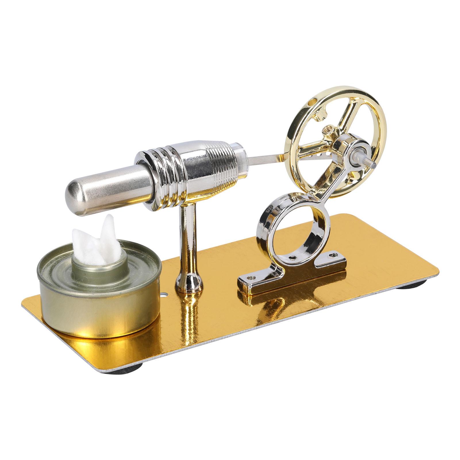Stirling Engine Motor Model Heat Power Generator Science Education Experiment DIY Module for Kids