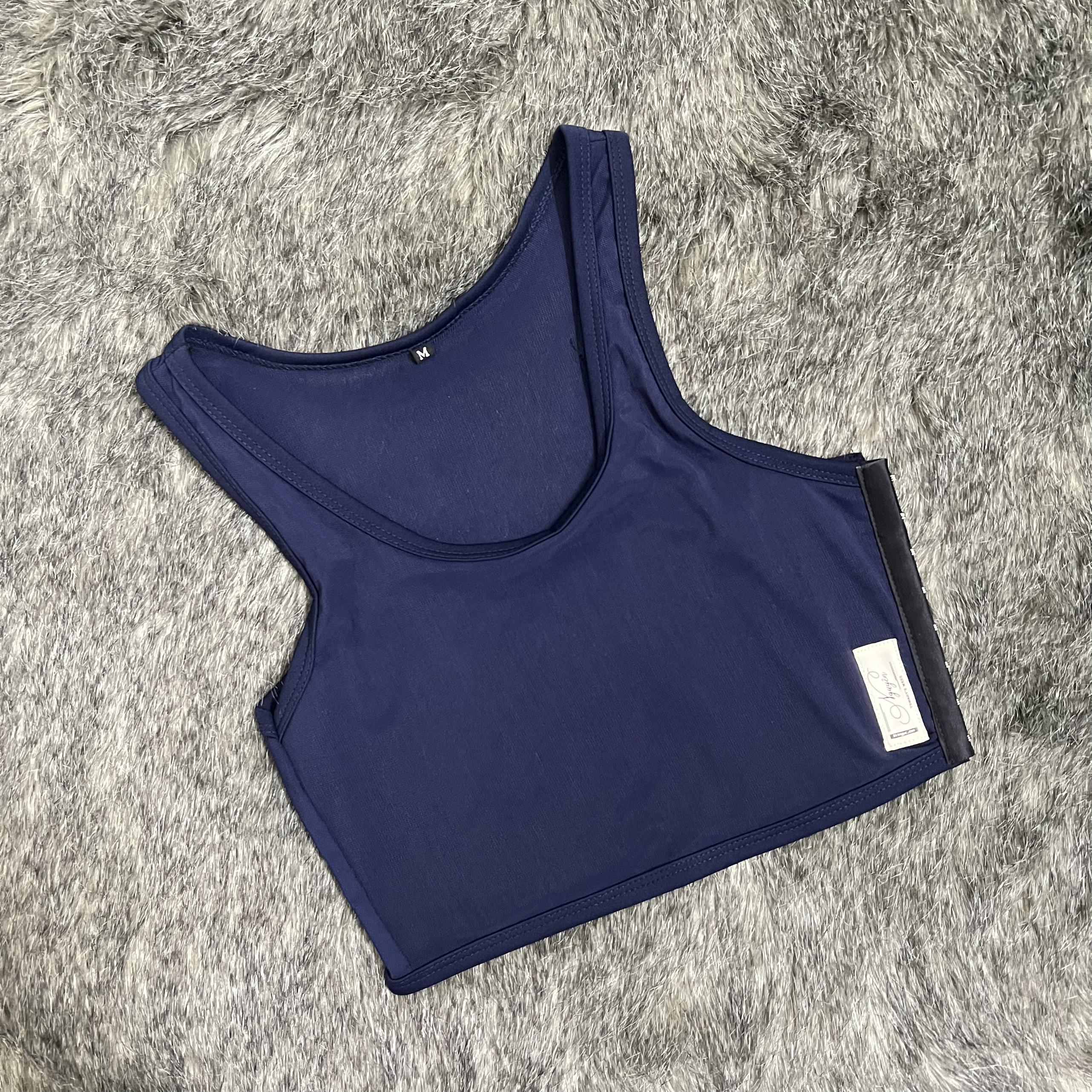 Áo Nịt Ngực Tomboy Lưới Mỏng 4D Thoáng Khí Thể Thao Ba Lỗ Thun Trơn Gen Thun Có Viền Móc Cài Hông Bigsize Nguyễn Nguyên