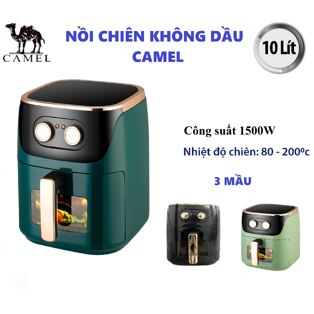 Nồi chiên không dầu, lò chiên không dầu Camel 12 lít/ 10 lít/ 7 lít dung tích lớn Vân Phương Shop - Hàng Chính Hãng