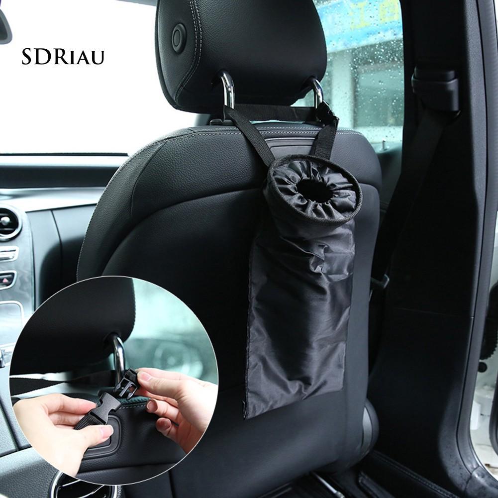 Túi rác bằng vải treo ghế trước dành cho xe hơi